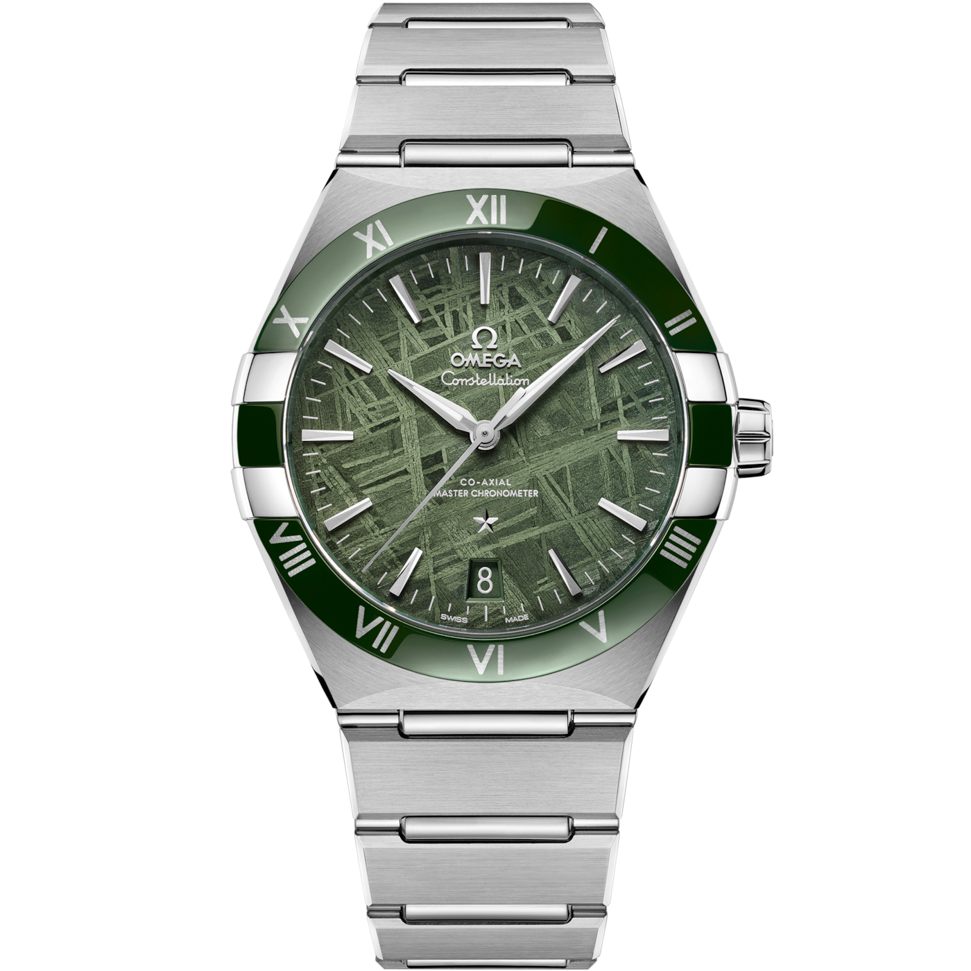 Omega Constellation Master Chronometer 41 Stainless Steel - Ceramic /Green Meteorite — Ref. 131.30.41.21.99.002
