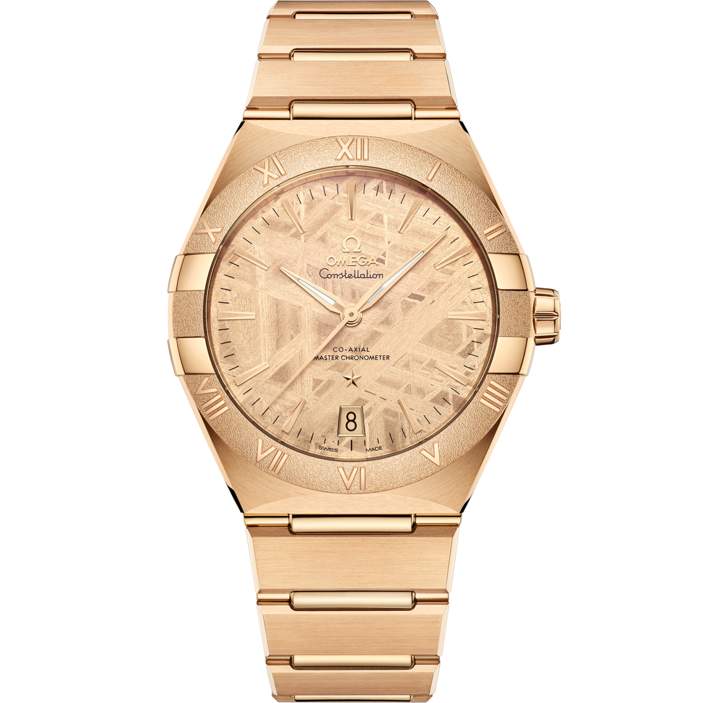 Omega Constellation Master Chronometer 41 Moonshine Gold / Champagne Meteorite — Ref. 131.50.41.21.99.001