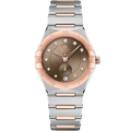 Omega Constellation Master Chronometer Small Seconds 34 Stainless Steel / Sedna Gold / Brown - Diamond / Bracelet — Ref. 131.20.34.20.63.001