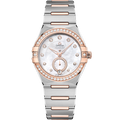 Omega Constellation Master Chronometer Small Seconds 34 Stainless Steel / Sedna Gold / Diamond / MOP / Bracelet — Ref. 131.25.34.20.55.001