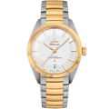 Omega Globemaster Stainless Steel / Yellow Gold / Silver / Bracelet — Ref. 130.20.39.21.02.001
