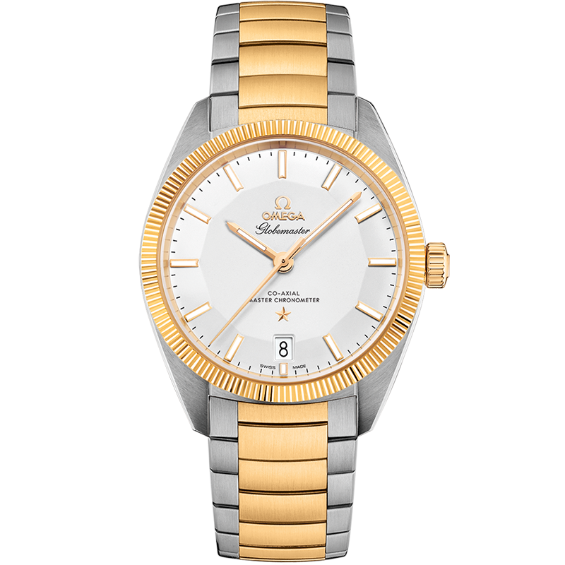 Omega Globemaster Stainless Steel / Yellow Gold / Silver / Bracelet — Ref. 130.20.39.21.02.001