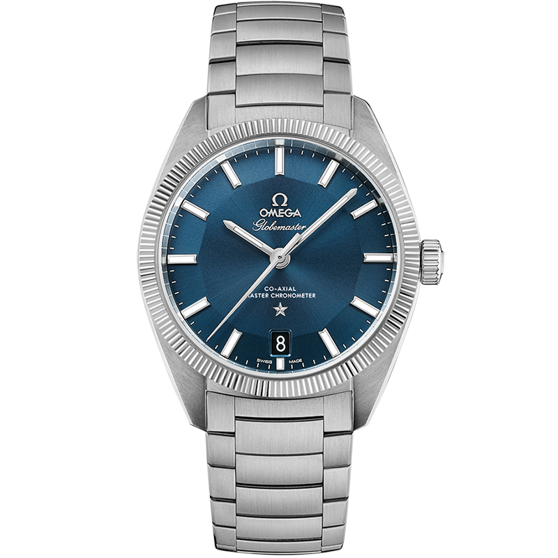 Omega Globemaster Stainless Steel / Blue / Bracelet — Ref. 130.30.39.21.03.001
