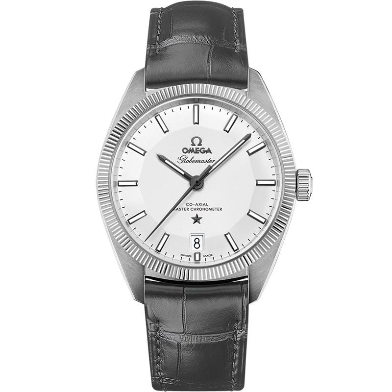 Omega Globemaster Stainless Steel / Silver / Leather — Ref. 130.33.39.21.02.001