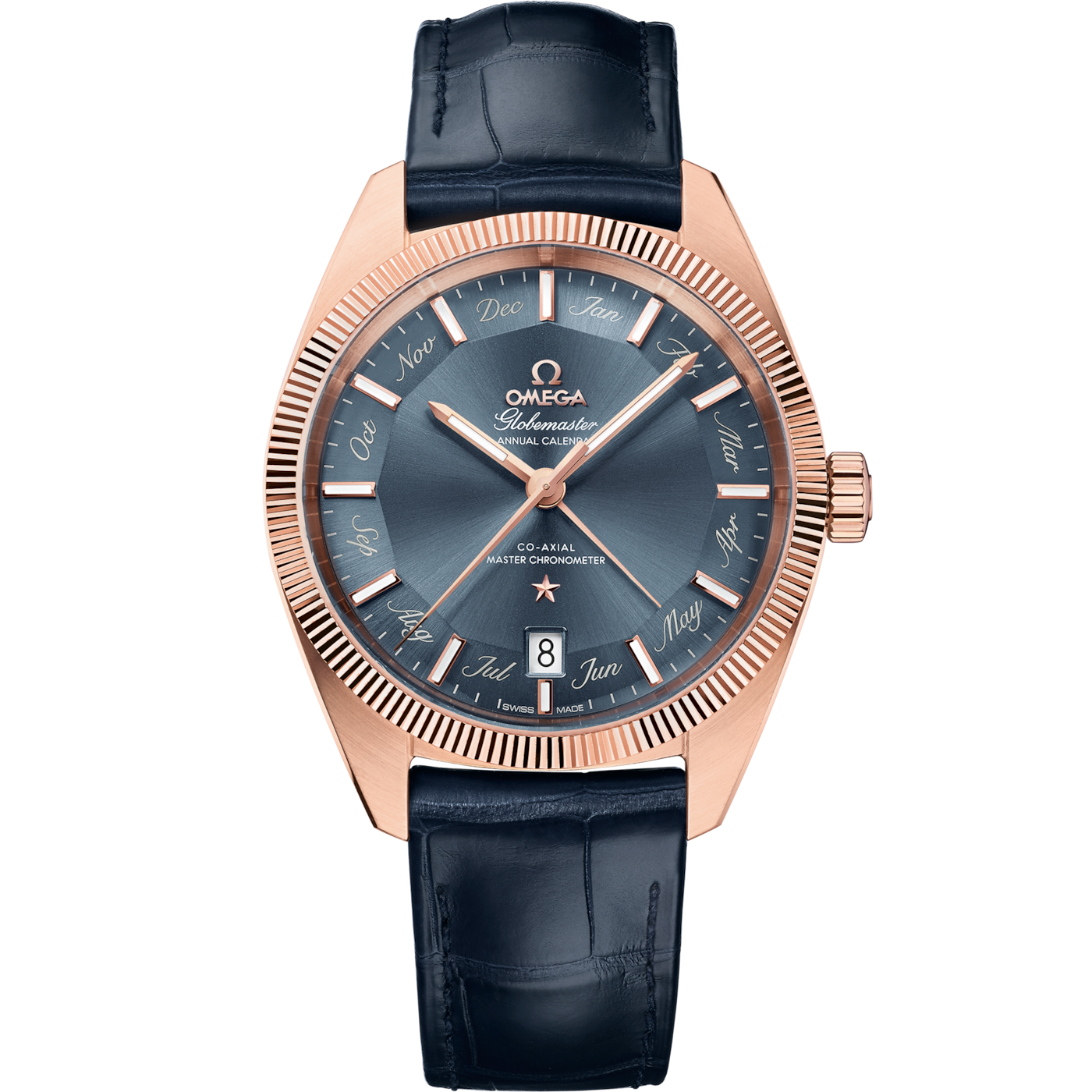 Omega Globemaster Annual Calendar Sedna Gold / Grey — Ref. 130.53.41.22.03.001