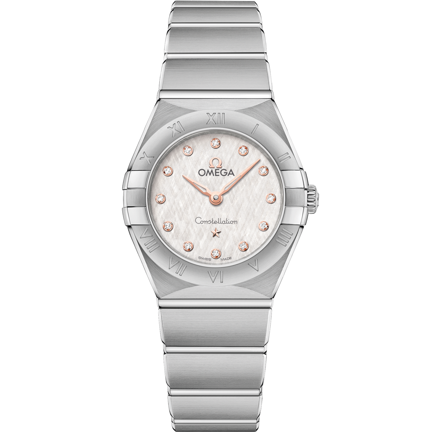 Omega Constellation Manhattan 25 Quartz Stainless Steel / Silver Silk — Ref. 131.10.25.60.52.001