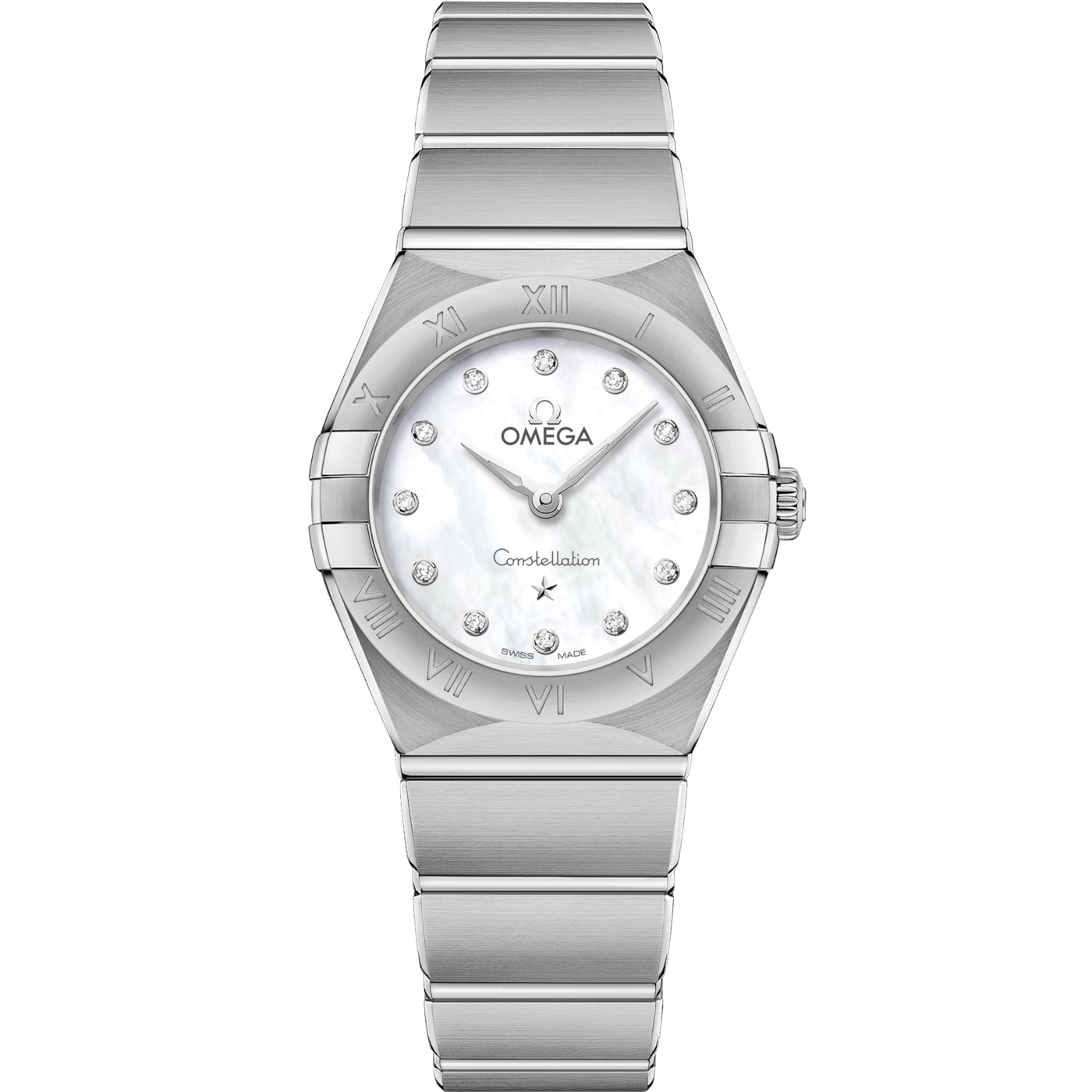 Omega Constellation Manhattan 25 Quartz Stainless Steel / MOP — Ref. 131.10.25.60.55.001