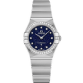 Omega Constellation Manhattan 25 Quartz Stainless Steel / Aventurine / Diamond — Ref. 131.15.25.60.53.001