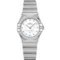 Omega Constellation Manhattan 25 Quartz Stainless Steel / MOP / Diamond — Ref. 131.15.25.60.55.001