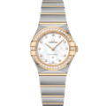 Omega Constellation Manhattan 25 Quartz Stainless Steel / Yellow Gold / MOP / Diamond — Ref. 131.25.25.60.55.002
