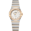 Omega Constellation Manhattan 25 Quartz Stainless Steel - Yellow Gold - Diamond / Silver Meteorite — Ref. 131.25.25.60.99.002