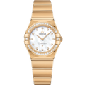 Omega Constellation Manhattan 25 Quartz Yellow Gold / MOP / Diamond — Ref. 131.55.25.60.55.002
