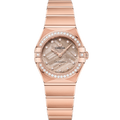 Omega Constellation Manhattan 28 Quartz Sedna Gold - Diamond / Rose Meteorite — Ref. 131.55.25.60.99.002