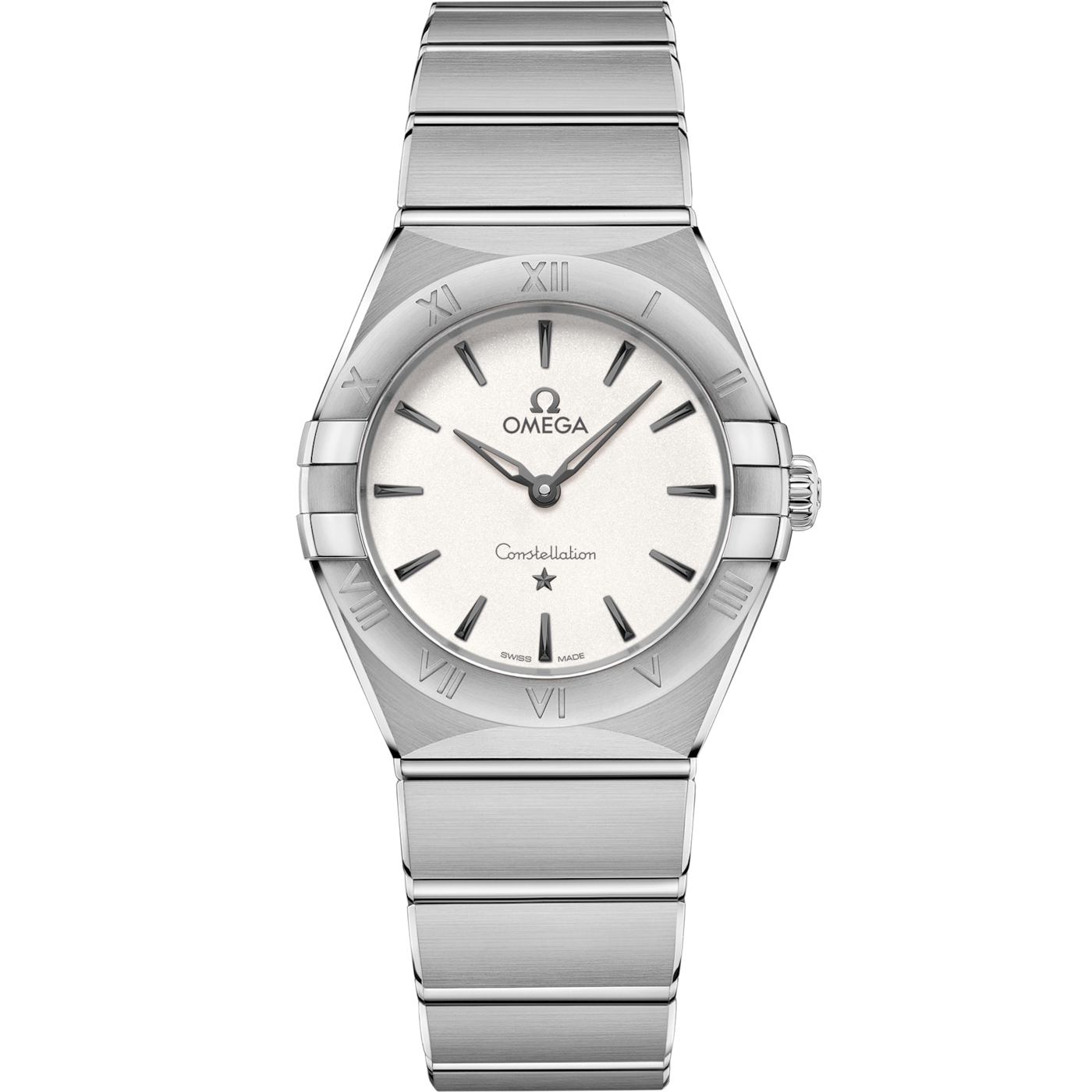 Omega Constellation Manhattan 28 Quartz Stainless Steel / Silver — Ref. 131.10.28.60.02.001