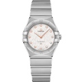 Omega Constellation Manhattan 28 Quartz Stainless Steel / Silver Silk — Ref. 131.10.28.60.52.001