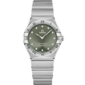 Omega Constellation Manhattan 28 Quartz Stainless Steel / Matcha — Ref. 131.10.28.60.60.001