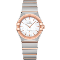 Omega Constellation Manhattan 28 Quartz Stainless Steel / Sedna Gold / MOP — Ref. 131.20.28.60.05.001