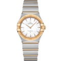 Omega Constellation Manhattan 28 Quartz Stainless Steel / Yellow Gold / MOP — Ref. 131.20.28.60.05.002