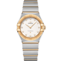 Omega Constellation Manhattan 28 Quartz Stainless Steel / Yellow Gold / Silver — Ref. 131.20.28.60.52.002