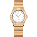 Omega Constellation Manhattan 28 Quartz Yellow Gold / MOP / Diamond — Ref. 131.55.28.60.55.002