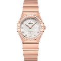 Omega Constellation Manhattan 28 Quartz Sedna Gold - Diamond / Silver Meteorite — Ref. 131.55.28.60.99.005