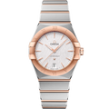 Omega Constellation Quartz 36 Stainless Steel / Sedna Gold / Silver / Bracelet — Ref. 131.20.36.60.02.001
