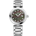 Omega LadyMatic Co-Axial 34 Stainless Steel / Brown MOP / Bracelet — Ref. 425.30.34.20.57.004
