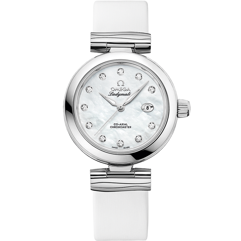 Omega LadyMatic Co-Axial 34 Stainless Steel / MOP — Ref. 425.32.34.20.55.002
