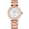 Omega LadyMatic Co-Axial 34 Sedna Gold / Diamond / MOP / Bracelet — Ref. 425.65.34.20.55.010