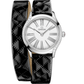 Omega Mini Tr̩sor Quartz 26 Stainless Steel - Diamond / White Enamel / Double Tour — Ref. 428.17.26.60.04.007