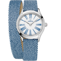 Omega De Ville Mini Tr̩sor 26åÊmm, Steel on Leather strap - 428.17.26.60.04.009 — Ref. 428.17.26.60.04.009