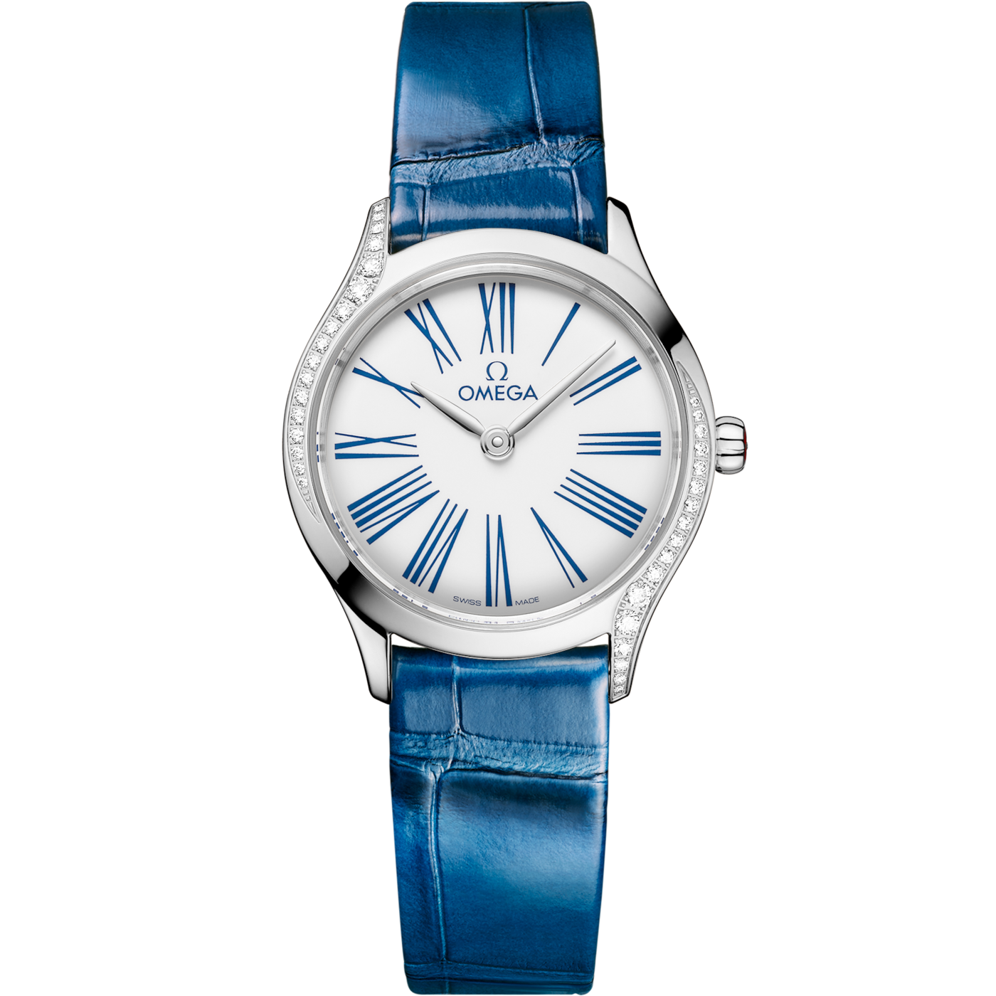 Omega De Ville Mini Tr̩sor 26åÊmm, Steel on Alligator - 428.18.26.60.04.002 — Ref. 428.18.26.60.04.002