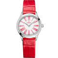 Omega Mini Tr̩sor Quartz 26 Stainless Steel - Diamond / White Enamel — Ref. 428.18.26.60.04.003
