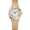 Omega Mini Tr̩sor Quartz 26 Moonshine Gold - Diamond / White / Mesh — Ref. 428.55.26.60.04.001