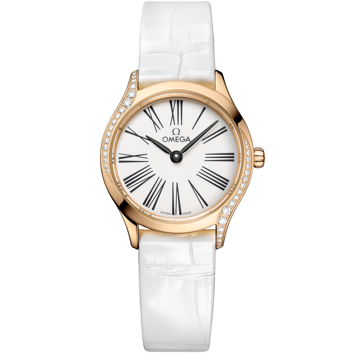 Omega De Ville Mini Tr̩sor 26åÊmm, Moonshine gold on Alligator - 428.58.26.60.04.001 — Ref. 428.58.26.60.04.001