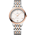Omega De Ville Master Chronometer 34 Stainless Steel - Sedna Gold / White / Bracelet — Ref. 434.20.34.20.02.001