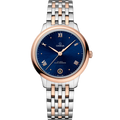 Omega De Ville Master Chronometer 34 Stainless Steel - Sedna Gold / Blue / Bracelet — Ref. 434.20.34.20.03.001
