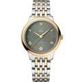 Omega De Ville Master Chronometer 34 Stainless Steel - Yellow Gold / Green / Bracelet — Ref. 434.20.34.20.10.001