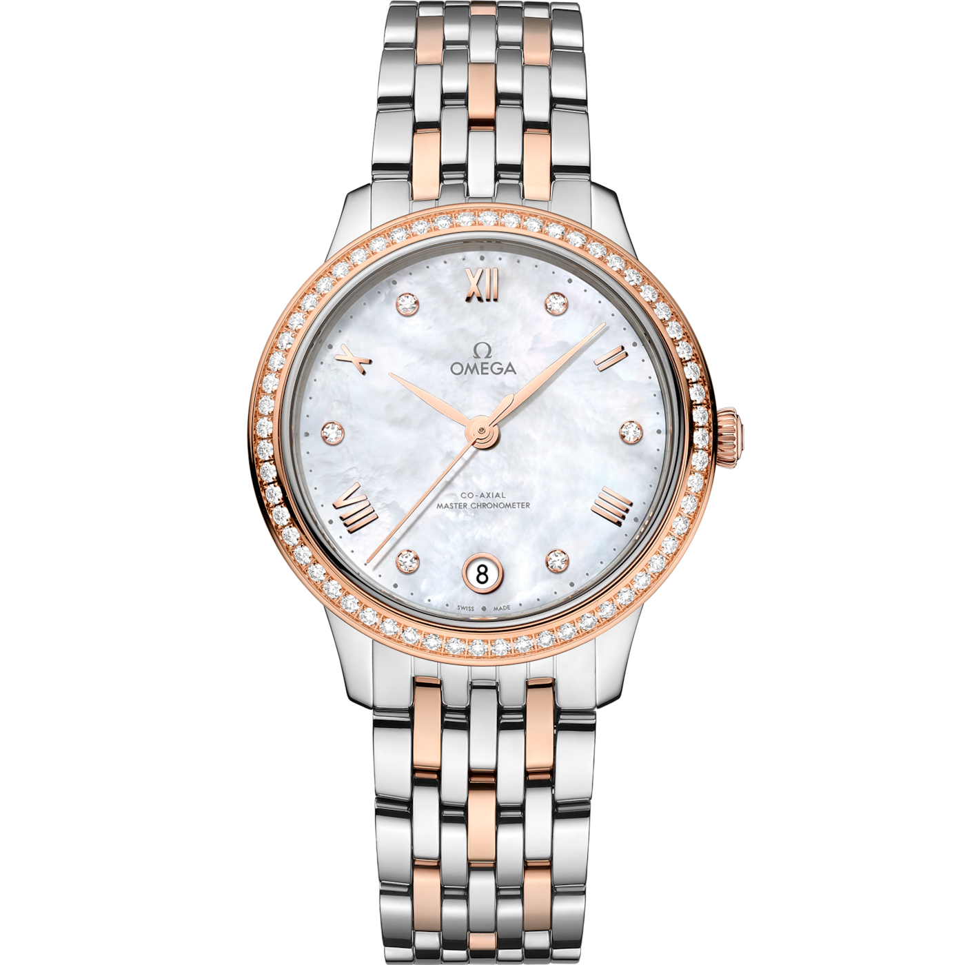 Omega De Ville Prestige 34åÊmm, Steel - Sedna gold on Steel - Sedna gold - 434.25.34.20.55.001 — Ref. 434.25.34.20.55.001