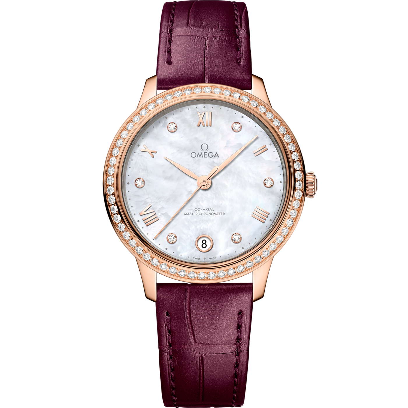 Omega De Ville Master Chronometer 34 Sedna Gold - Diamond / MOP - Diamond — Ref. 434.58.34.20.55.001