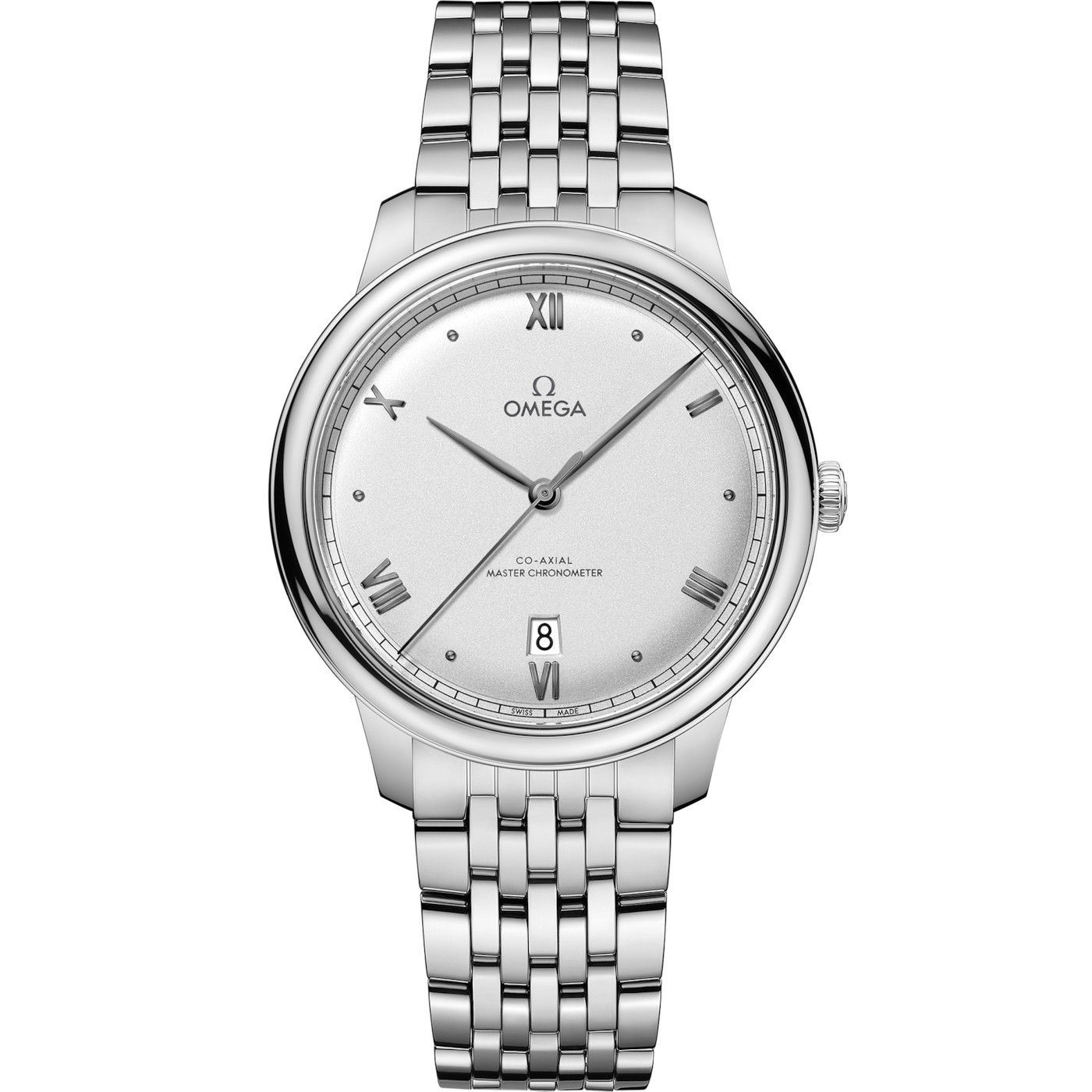 Omega De Ville Master Chronometer Stainless Steel / Silver / Bracelet — Ref. 434.10.40.20.02.001