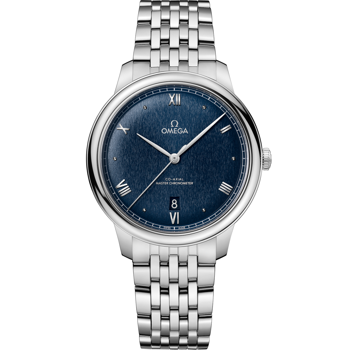 Omega De Ville Master Chronometer Stainless Steel / Blue / Bracelet — Ref. 434.10.40.20.03.001