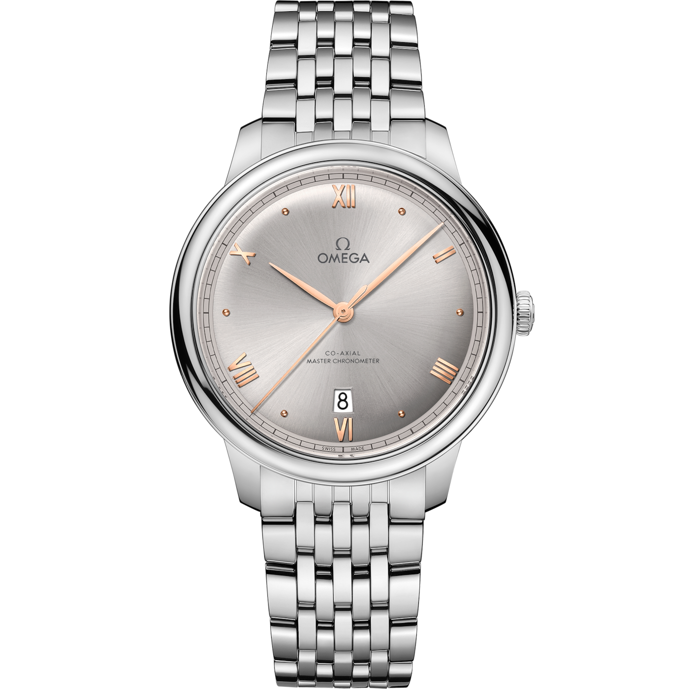 Omega De Ville Master Chronometer Stainless Steel / Silver / Bracelet — Ref. 434.10.40.20.06.001
