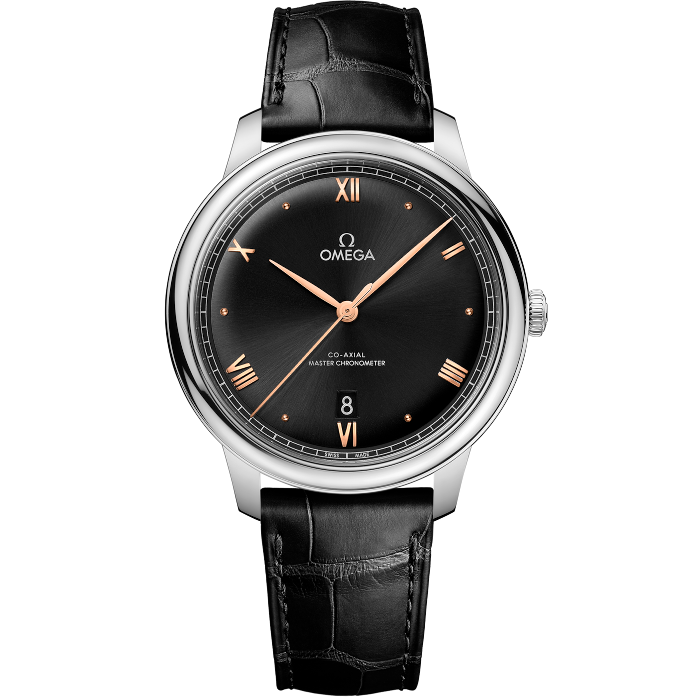 Omega De Ville Master Chronometer Stainless Steel / Black — Ref. 434.13.40.20.01.001