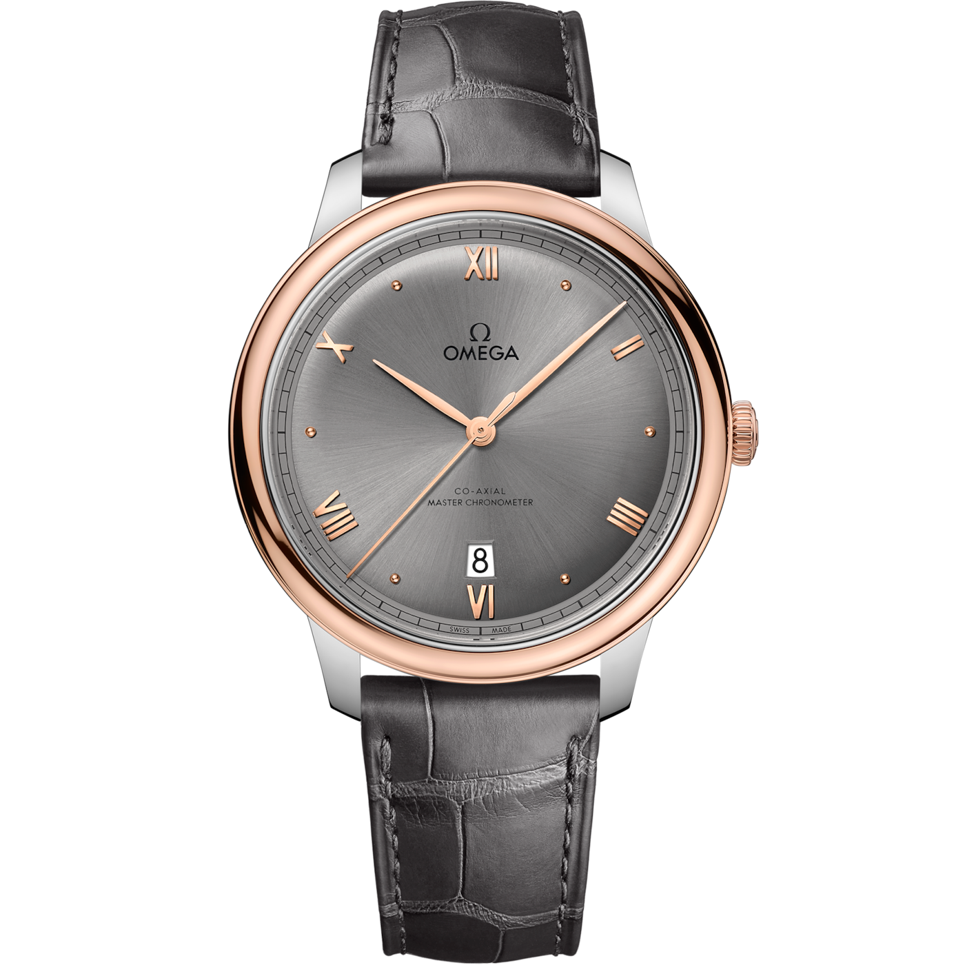 Omega De Ville Master Chronometer Stainless Steel - Sedna Gold / Grey — Ref. 434.23.40.20.06.001