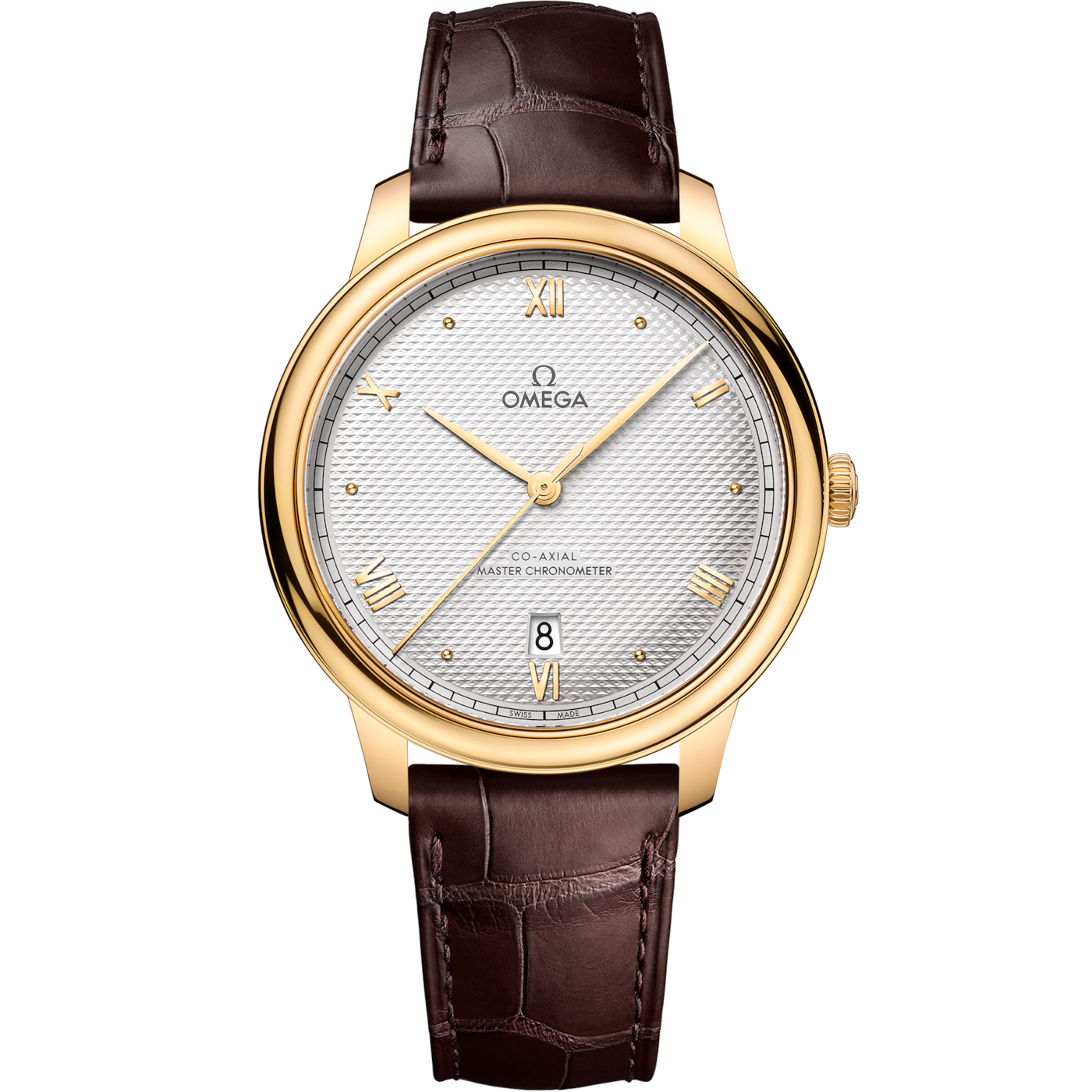 Omega De Ville Master Chronometer Yellow Gold / Silver — Ref. 434.53.40.20.02.002
