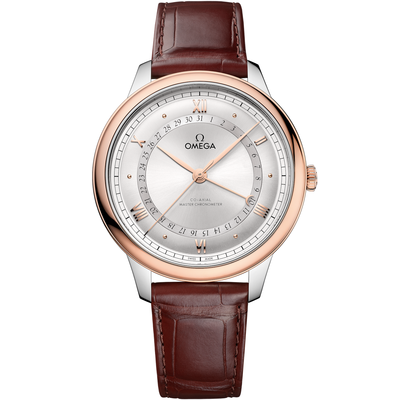 Omega De Ville Prestige 42åÊmm, Steel - Sedna gold on Alligator - 434.23.42.22.02.001 — Ref. 434.23.42.22.02.001
