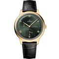 Omega De Ville Power Reserve Master Chronometer Yellow Gold / Green — Ref. 434.53.41.21.10.001
