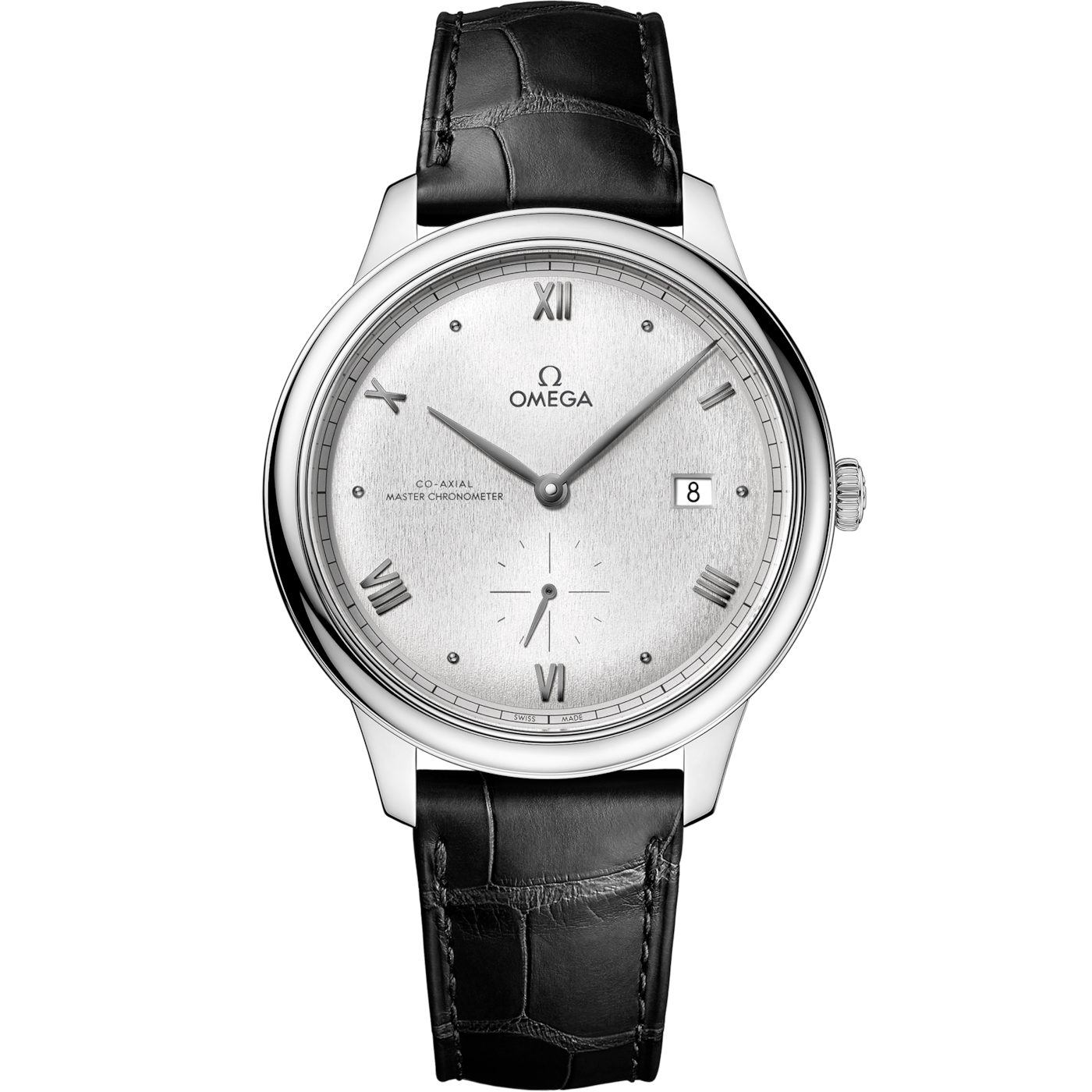 Omega De Ville Small Seconds Master Chronometer Stainless Steel / Silver — Ref. 434.13.41.20.02.001