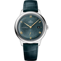 Omega De Ville Small Seconds Master Chronometer Stainless Steel / Turquoise — Ref. 434.13.41.20.10.001